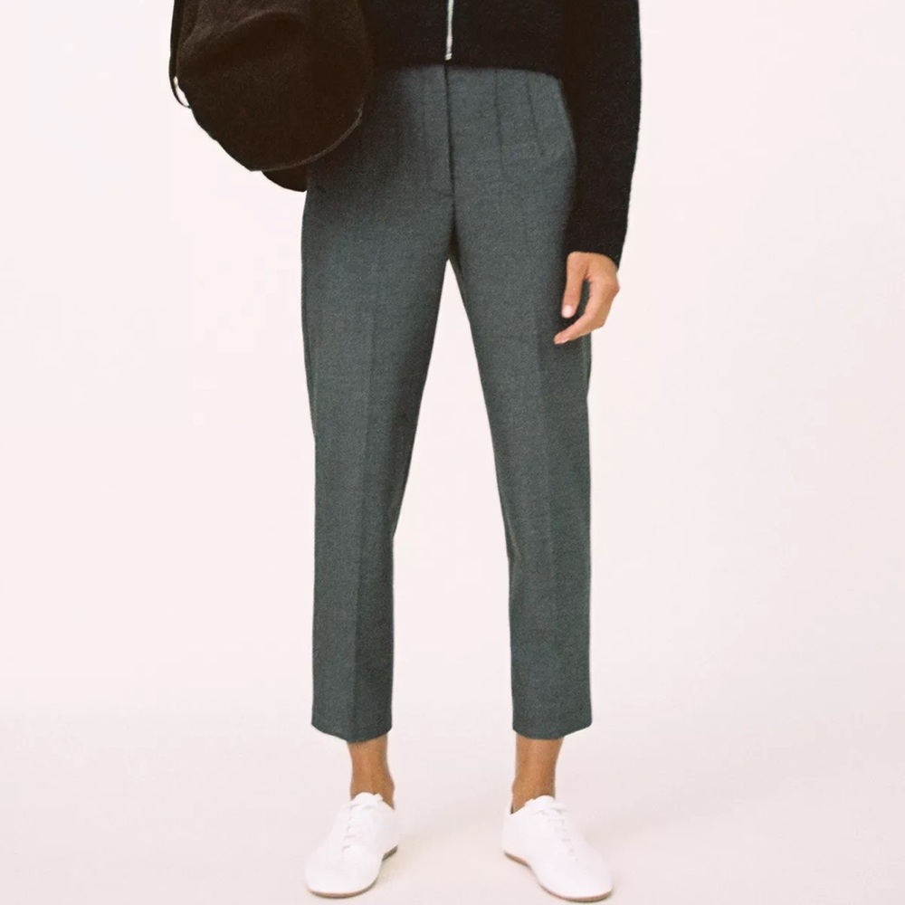 Zara Gray Skinny Pants Tailored Fit